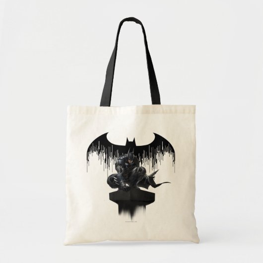 Batman Perched op een pilaar Tote Bag (Voorkant)