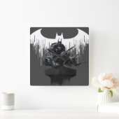 Batman Perched op een pilaar Vierkante Klok (Huis)