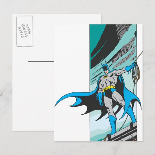 Batman Perches Briefkaart (Voorkant / Achterkant)