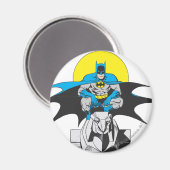 Batman Perches op steenleeuw Magneet (Voorkant / Achterkant)
