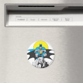 Batman Perches op steenleeuw Magneet (Insitu (Vaatwasser))