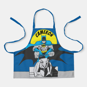 Batman Perches op steenleeuw Schort