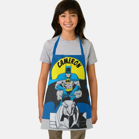 Batman Perches op steenleeuw Schort (Insitu)