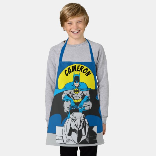 Batman Perches op steenleeuw Schort (Gedragen)