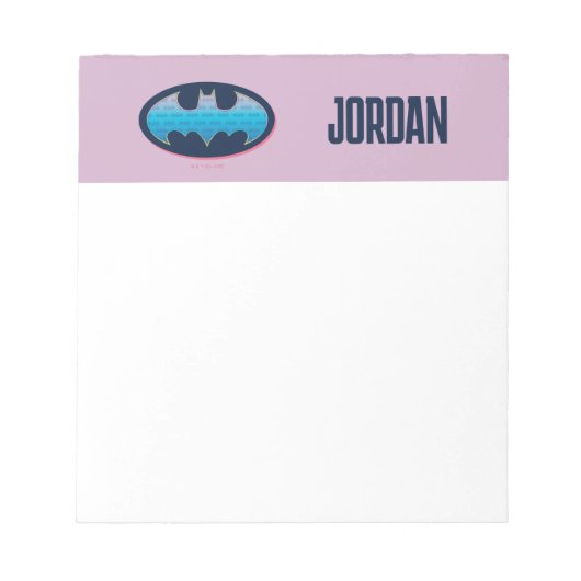 Batman | Pink & Blue Symbol Notitieblok (Voorkant)