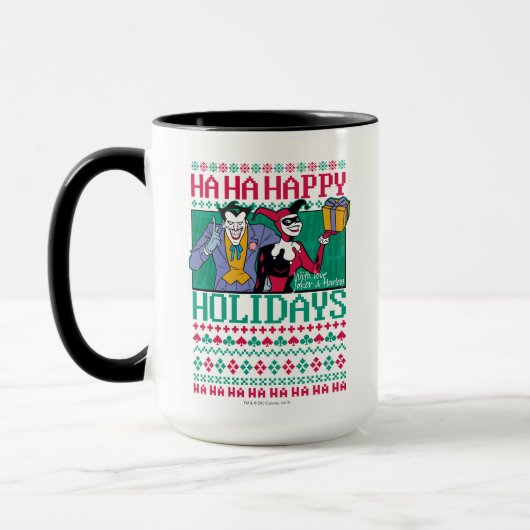 Batman | Prettige feestdagen Joker en Harley Quinn Mok (Links)