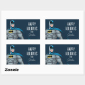 Batman Protector PRETTIGE FEESTDAGEN | Rechthoekige Sticker (Vel)