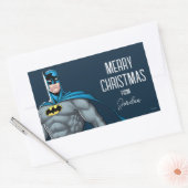 Batman Protector | Vrolijk kerstfeest Rechthoekige Sticker (Envelop)
