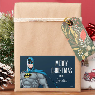 Batman Protector Vrolijk kerstfeest Rechthoekige Sticker