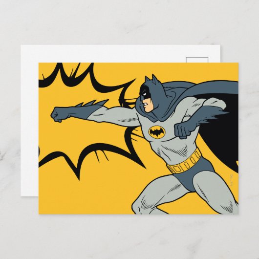 Batman Punch Briefkaart (Voorkant / Achterkant)