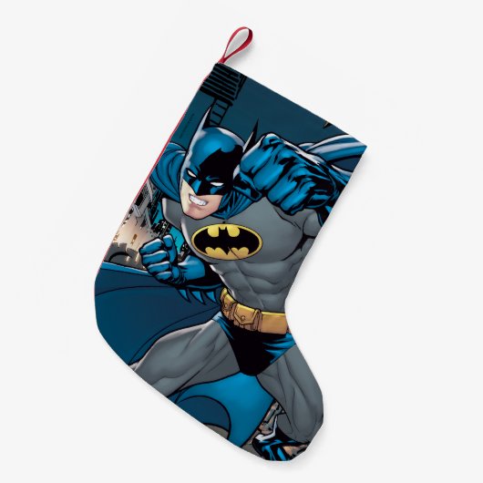 Batman Punch Kleine Kerstsok (Voorkant (Hangend))