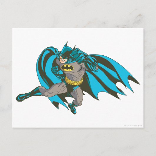 Batman Punching 1 Briefkaart (Voorkant)