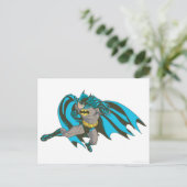 Batman Punching 1 Briefkaart (Staand voorkant)