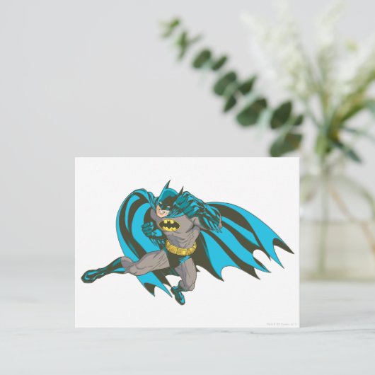 Batman Punching 1 Briefkaart (Staand voorkant)