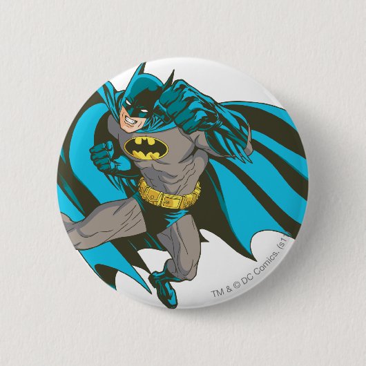 Batman Punching 1 Ronde Button 5,7 Cm (Voorkant)