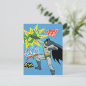 Batman Punching Graphic Briefkaart (Staand voorkant)