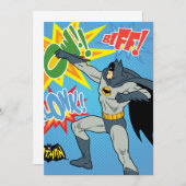 Batman Punching Graphic Kaart (Voorkant / Achterkant)