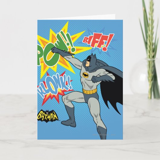 Batman Punching Graphic Kaart (Voorkant)