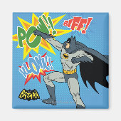Batman Punching Graphic Magneet (Voorkant)
