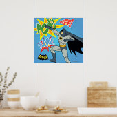 Batman Punching Graphic Poster (Keuken)