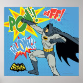 Batman Punching Graphic Poster (Voorkant)