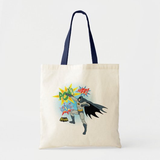 Batman Punching Graphic Tote Bag (Voorkant)