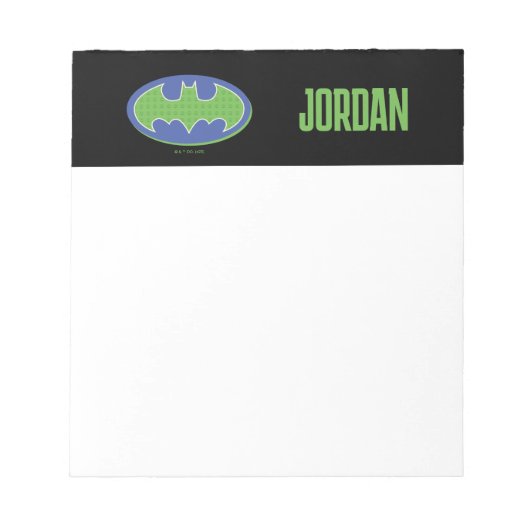 Batman | Purple & Green Symbol Notitieblok (Voorkant)