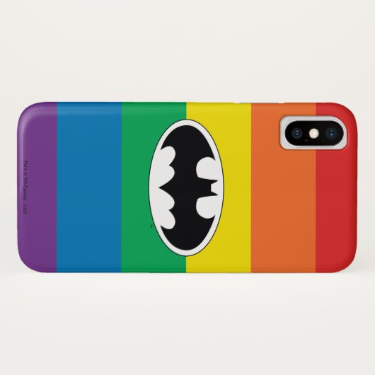 Batman Rainbow Logo Case-Mate iPhone Case (Achterkant (horizontaal))