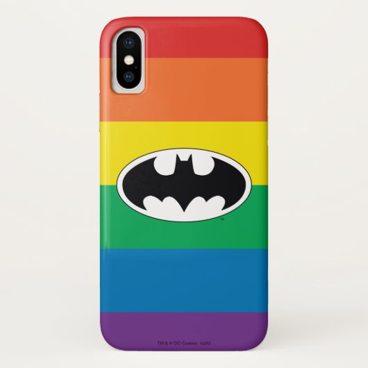 Batman Rainbow Logo Case-Mate iPhone Case (Achterkant)