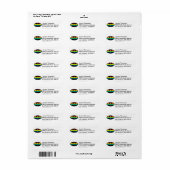 Batman Rainbow Logo Etiket (Full Sheet)