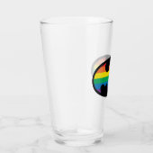 Batman Rainbow Logo Glas (Rechts)