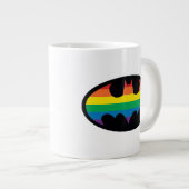 Batman Rainbow Logo Grote Koffiekop (Voorkant rechts)