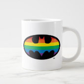 Batman Rainbow Logo Grote Koffiekop (Rechts)