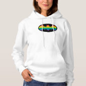 Batman Rainbow Logo Hoodie (Voorkant)