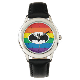 Batman Rainbow Logo Horloge