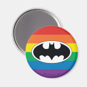 Batman Rainbow Logo Magneet (Voorkant / Achterkant)