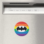 Batman Rainbow Logo Magneet (Insitu (Vaatwasser))