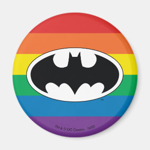 Batman Rainbow Logo Magneet