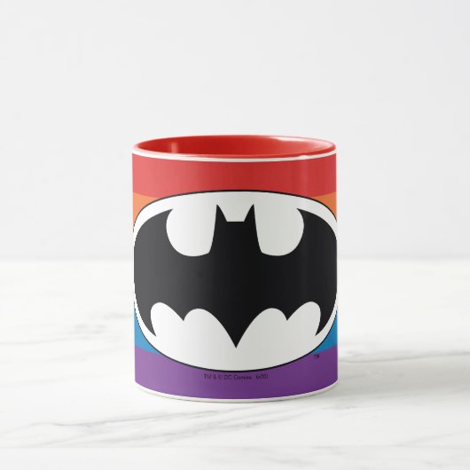 Batman Rainbow Logo Mok (Midden)