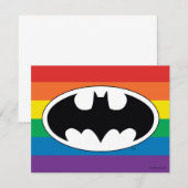 Batman Rainbow Logo Notitiekaartje (Voorkant / Achterkant)