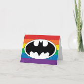 Batman Rainbow-Logo Notitiekaartje (Voorkant)