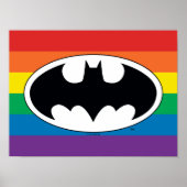 Batman Rainbow Logo Poster (Voorkant)