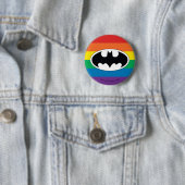 Batman Rainbow Logo Ronde Button 5,7 Cm (In situ)