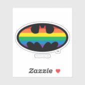 Batman Rainbow Logo Sticker (Vel)