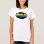 Batman Rainbow Logo T-shirt (Voorkant)