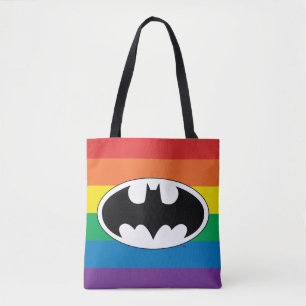 Batman Rainbow Logo Tote Bag