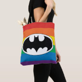 Batman Rainbow Logo Tote Bag (Dichtbij)