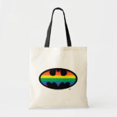 Batman Rainbow Logo Tote Bag (Voorkant)