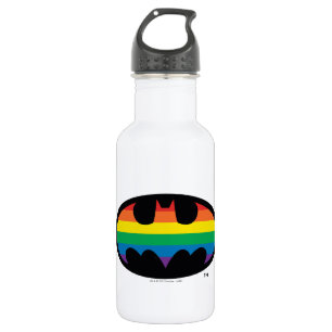 Batman Rainbow Logo Waterfles