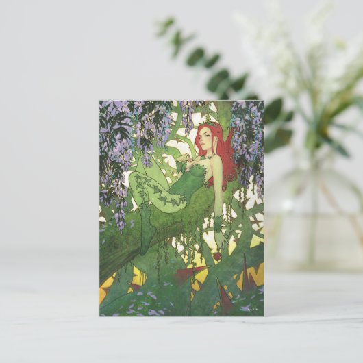 Batman Rebirth Poison Ivy Cover Illustration Briefkaart (Staand voorkant)